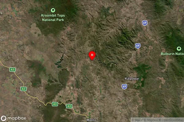 Monal,Queensland Satellite Map