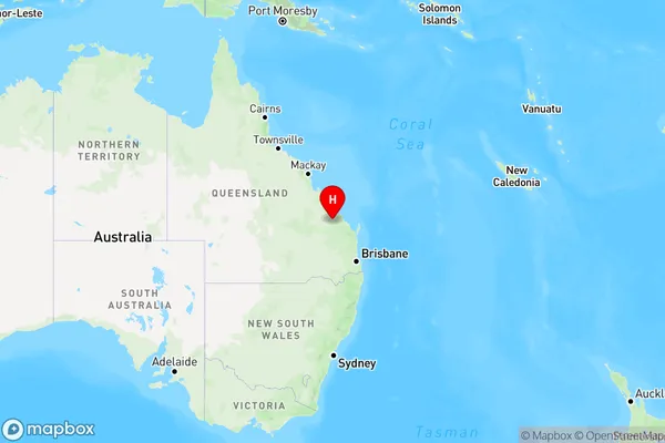 Monal,Queensland Region Map