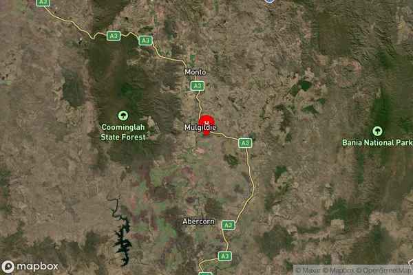 Mulgildie,Queensland Satellite Map