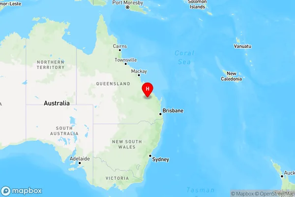 Rawbelle,Queensland Region Map