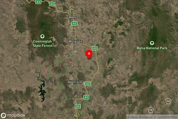 Tellebang,Queensland Satellite Map