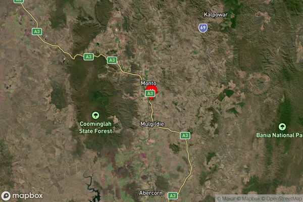 Three Moon,Queensland Satellite Map