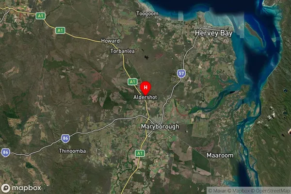 Aldershot,Queensland Satellite Map