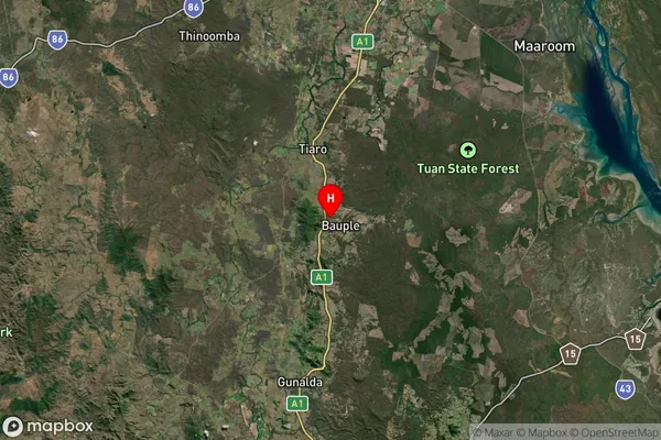 Bauple,Queensland Satellite Map