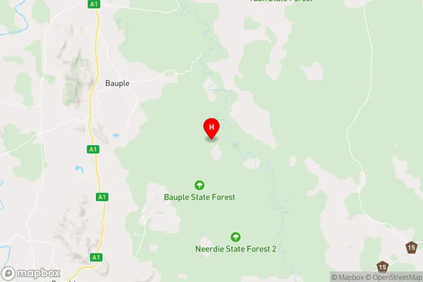 Bauple Forest,Queensland Area Map