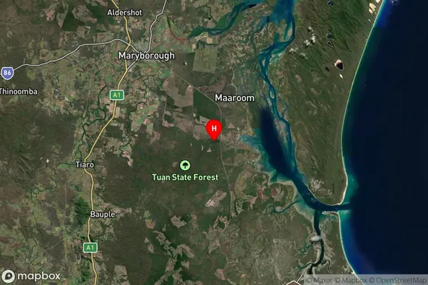 Big Tuan,Queensland Satellite Map