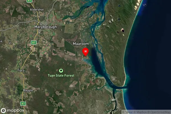 Boonooroo,Queensland Satellite Map