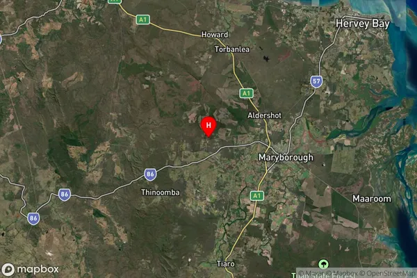 Dunmora,Queensland Satellite Map