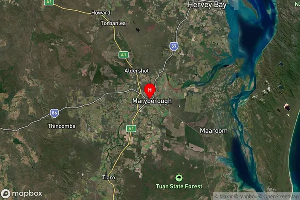 Glendorf,Queensland Satellite Map