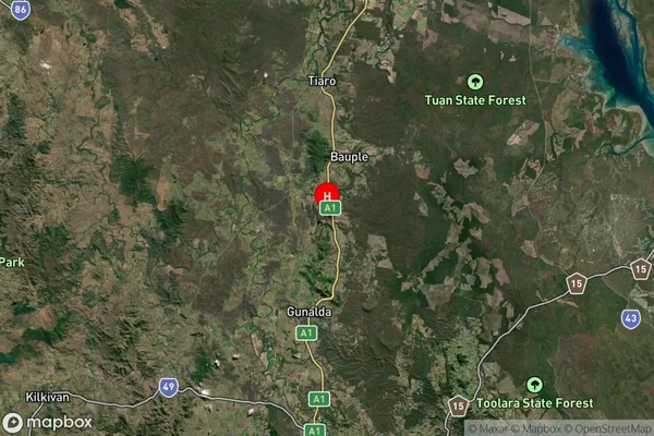 Gootchie,Queensland Satellite Map