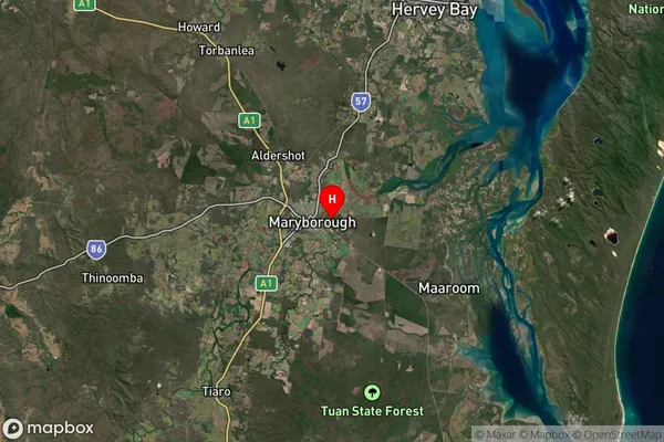 Granville,Queensland Satellite Map