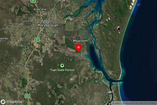 Little Tuan,Queensland Satellite Map