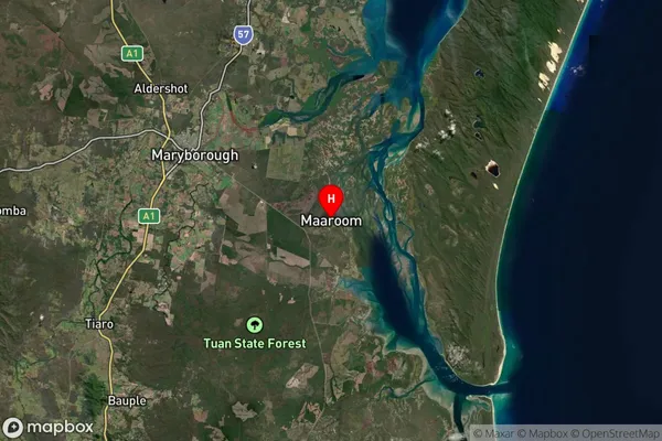 Maaroom,Queensland Satellite Map