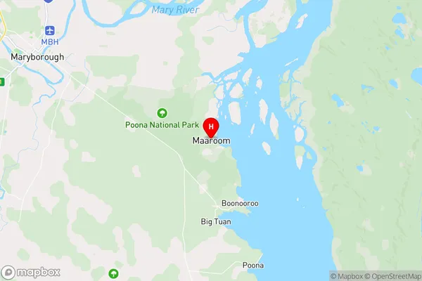 Maaroom,Queensland Area Map