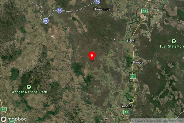 Mount Urah,Queensland Satellite Map