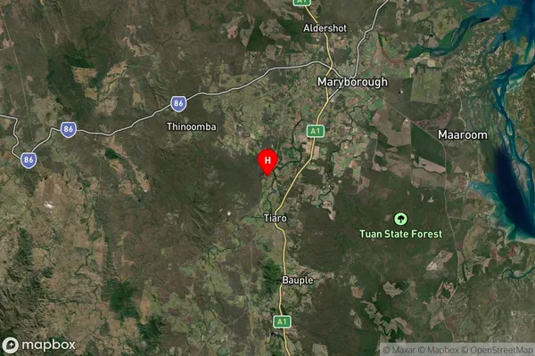 Pioneers Rest,Queensland Satellite Map