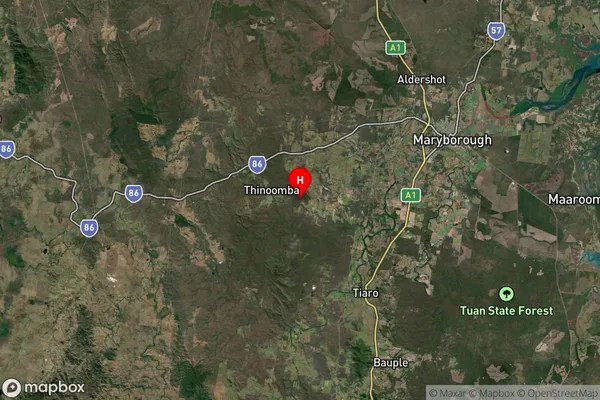 Thinoomba,Queensland Satellite Map