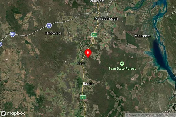 Tiaro,Queensland Satellite Map