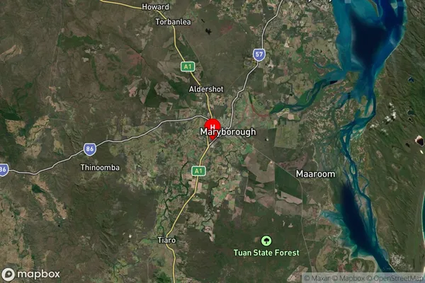 Tinana,Queensland Satellite Map