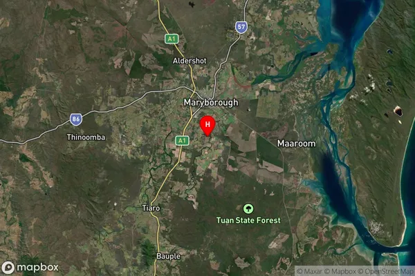 Tinana South,Queensland Satellite Map