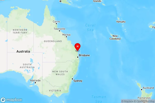 Tinnanbar,Queensland Region Map