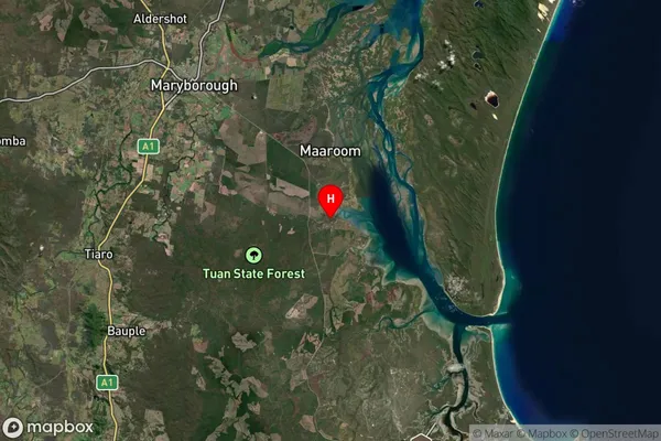 Tuan,Queensland Satellite Map