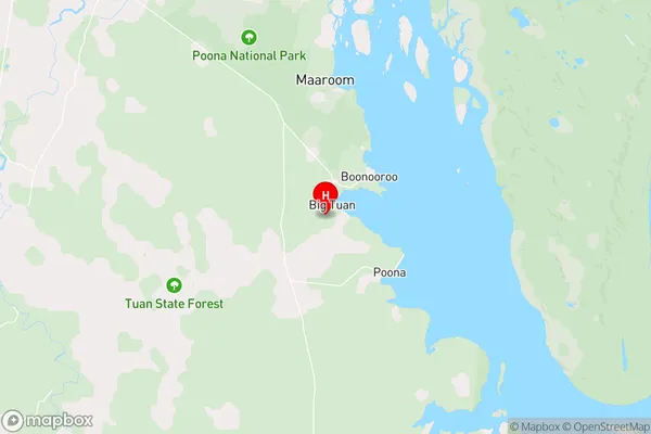 Tuan,Queensland Area Map