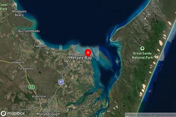 Urangan,Queensland Satellite Map