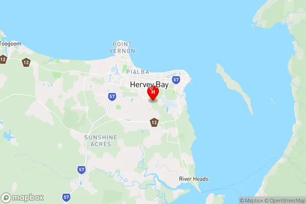 Wondunna,Queensland Area Map