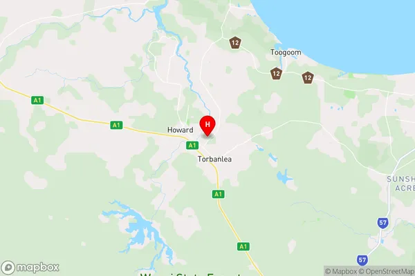 Burrum,Queensland Area Map