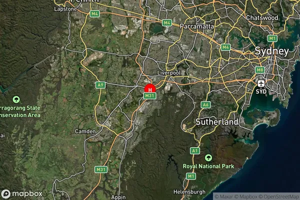 Macquarie Links,New South Wales Satellite Map