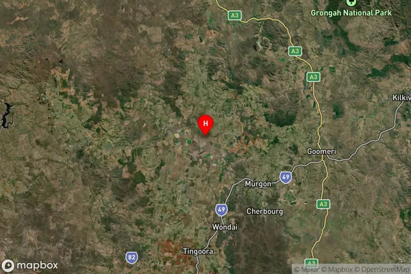 Warnung,Queensland Satellite Map