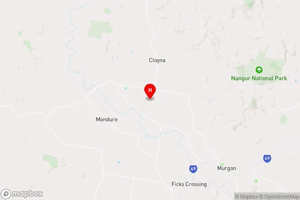 Warnung,Queensland Area Map