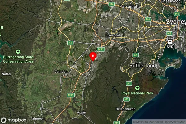 Bow Bowing,New South Wales Satellite Map