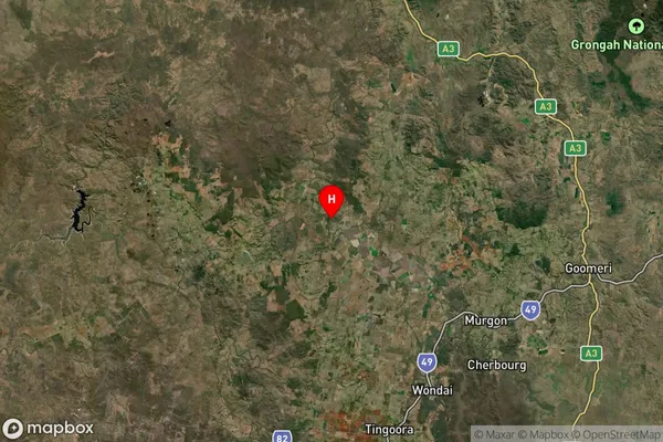 Wooroonden,Queensland Satellite Map