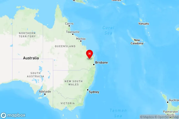 Wooroonden,Queensland Region Map