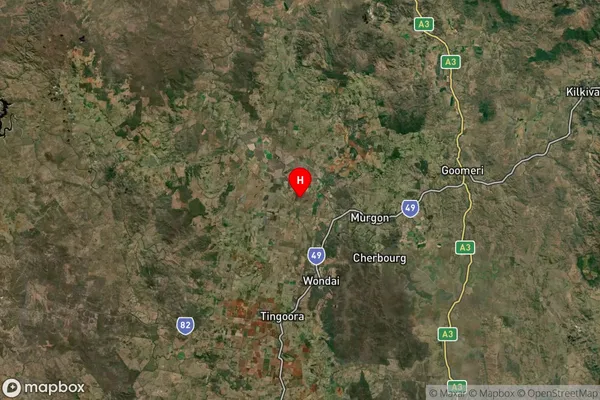 Wheatlands,Queensland Satellite Map