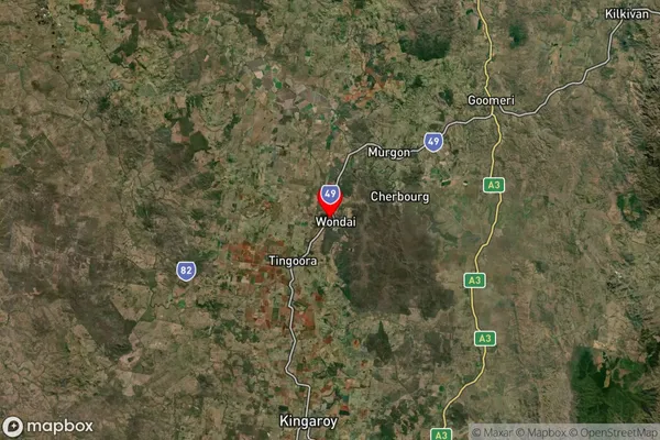 Wondai,Queensland Satellite Map