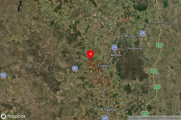 Cushnie,Queensland Satellite Map