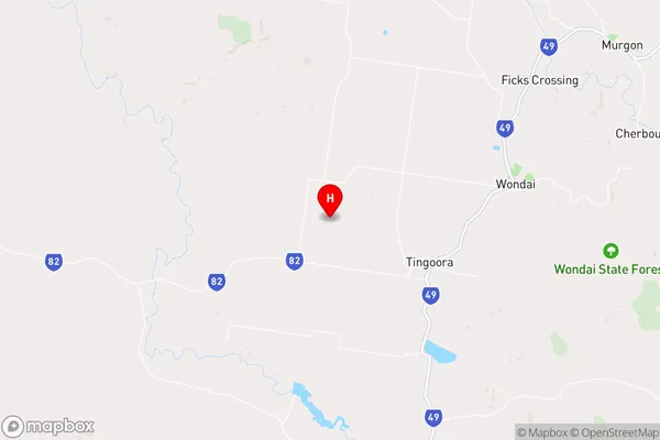 Cushnie,Queensland Area Map