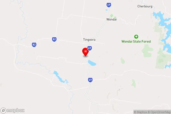 Wooroolin,Queensland Area Map