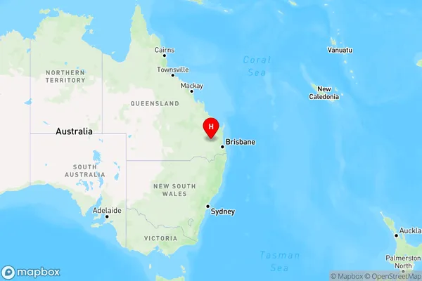 Alice Creek,Queensland Region Map