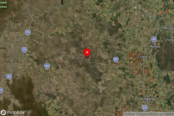 Ballogie,Queensland Satellite Map