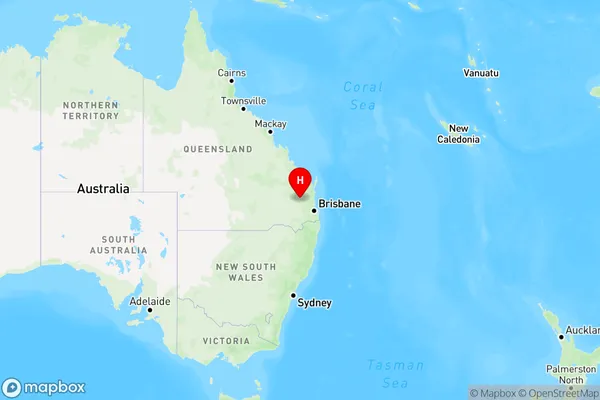 Boonenne,Queensland Region Map