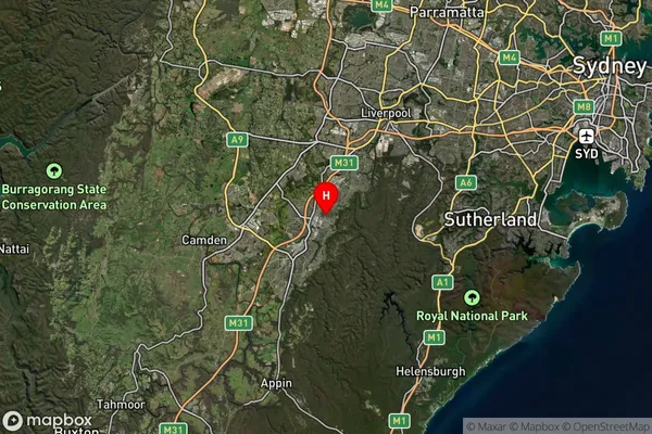 Minto Dc,New South Wales Satellite Map