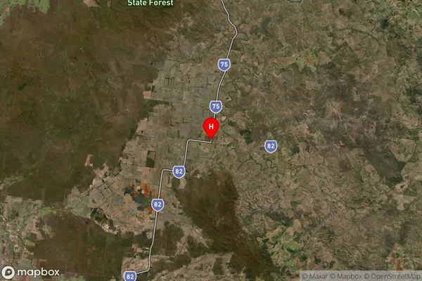 Durong South,Queensland Satellite Map