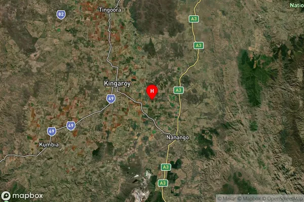 Hodgleigh,Queensland Satellite Map