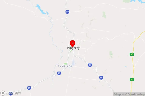 Kingaroy Dc,Queensland Area Map