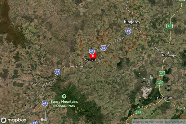 Kumbia,Queensland Satellite Map