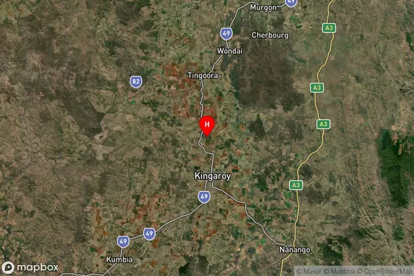 Memerambi,Queensland Satellite Map